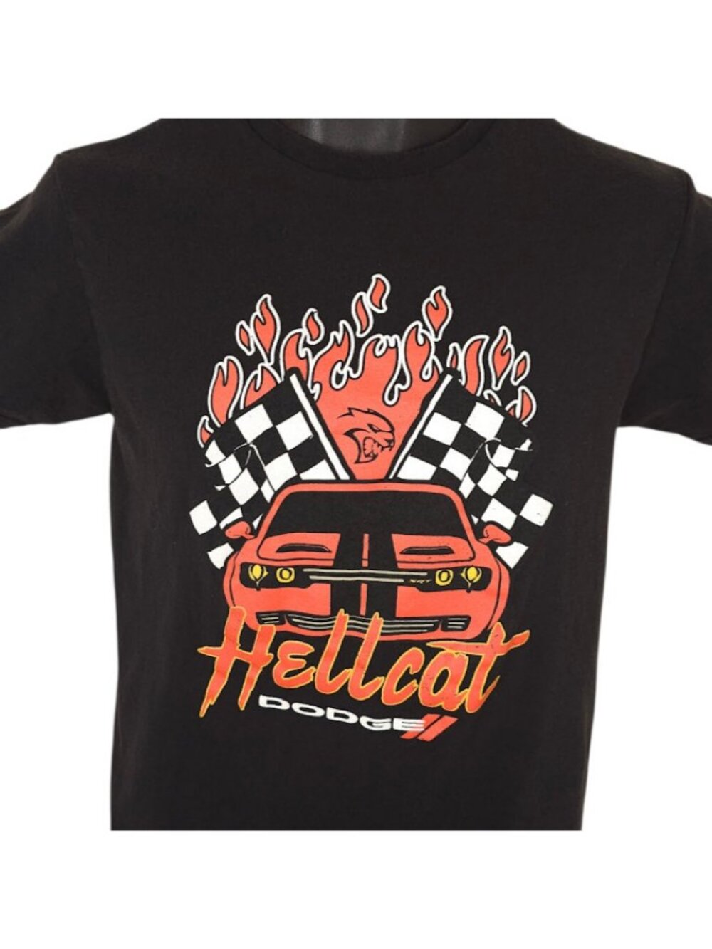 Dodge Hellcat T Shirt Mens Size Small Black Racing Muscle Car